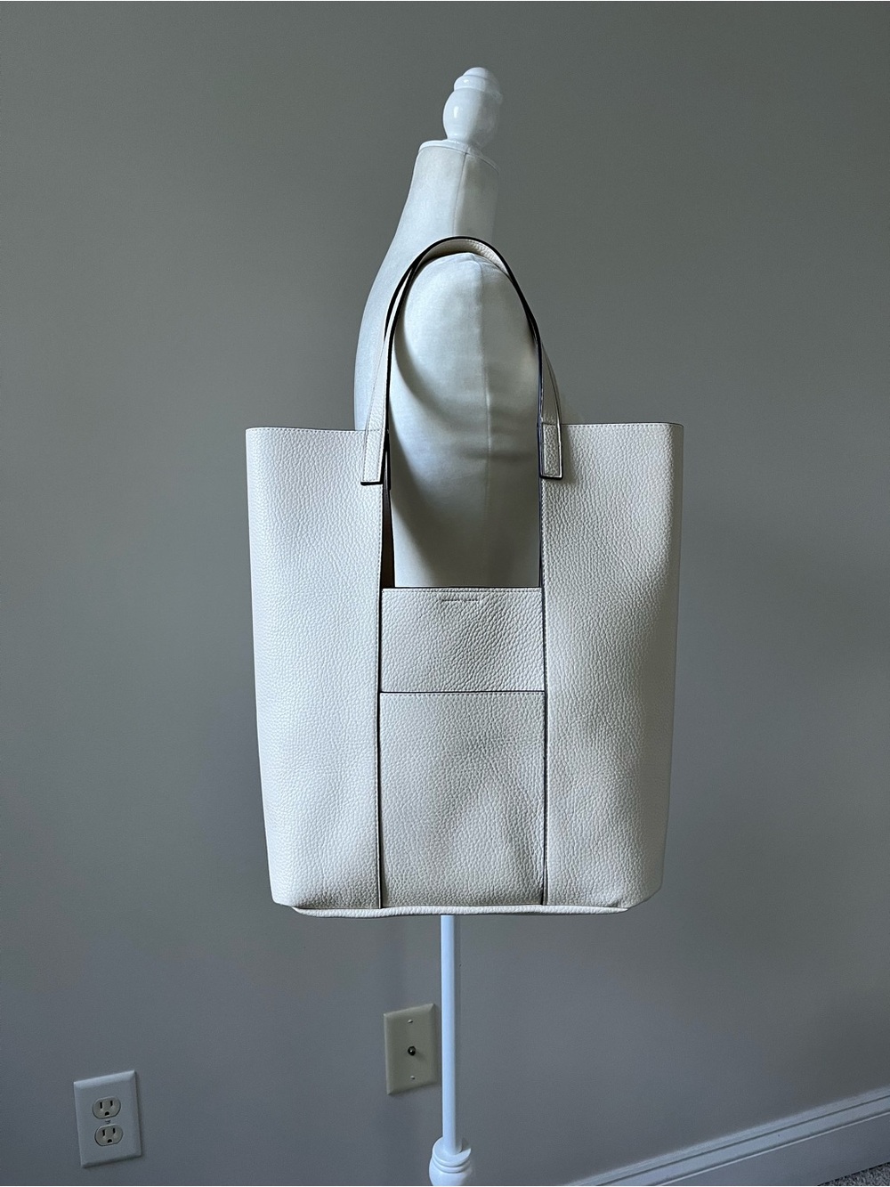 Beach Boutique Cream Large Tote Bag